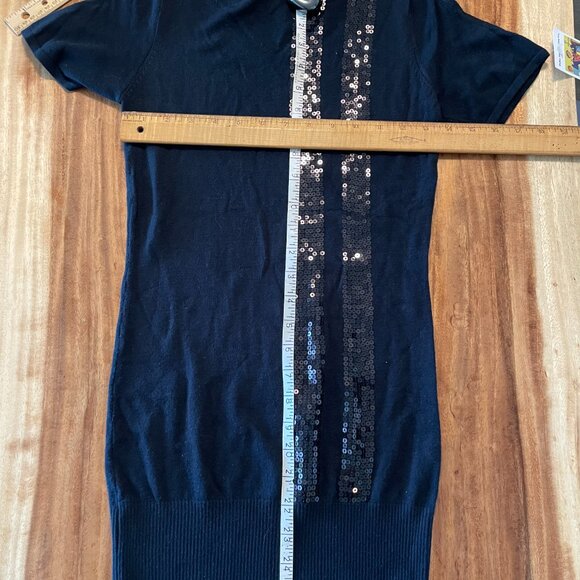 SpicySugar Little  Black Dress Tight Fitting Woman Small Sparkly Sequin NWT - Picture 8 of 12